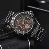 30% OFF relógio masculino top luxo movimento de quartzo de aço inoxidável safira luxe