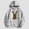 Męskie bluzy bluzy luksusowa marka Bunny Bluza 2023 NOWA LETNIE Jesienna Bluza Bawełniana długie rękaw słodkie pulovery z kapturem Kawaii Graphic Streetwear 230914