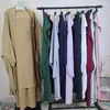 Vêtements ethniques Deux pièces Ensemble Femmes Jupe Musulman Prière Vêtement Hijab Robe Abaya Longue Khimar Ramadan Robe Abayas Dubaï Islamique