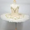 Abbigliamento da palcoscenico Vestito da balletto professionale per bambini Ragazze Bambini Spettacolo di danza moderna Costume Pancake Tutu Donna Ballerina del cigno