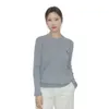 Kvinnors tröja Ralphs Laurens Kvinnor Knitwear Top Quality Raffles Rl Little Horse Label College Style Round Neck Pullover Långärmad stekt degvridningar Stick