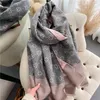 2023 Top Women New Women Man Designer Discerf Fashion Massion 100 ٪ Cashmere Orchves for Winter Womens and Mens Long Wraps Size 185x65cm Hervis