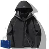 Outdoor Hardshell Jacket Men's Fall/Winter Loose 3-in-1 Detachable Cap Jacket