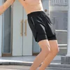 Running Shorts Männer Sport männlicher Hose Doppelschicht Sportwear atmungsaktiv