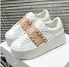 Ven Shoe Top Quality Amore One Stud Low Sneakers Untitled Sneaker Leather Women Unisex Sneaker White Platform Designer Sneaker