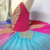 Bühne tragen professionelle Ballett Tutus Rock für Kinder Schwanensee Kleid Pfannkuchen Tutu Trikot Kleidung Mädchen