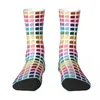 Herrensocken Schattierungen von Pantone-Farben Harajuku Hochwertige Strümpfe ganzjährig Zubehör für Unisex-Geburtstagsgeschenk