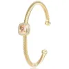 Designer DY Bracelet Luxe Top 4MM câble bracelet populaire ouvert fil torsadé Accessoires bijoux de haute qualité mode romantique cadeau de la Saint-Valentin