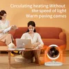 Home Heaters 220V Mini Electric Heater Smart Thermal Cycle Constant Temperature Office Room Desktop Fan Heater for Household Room Air Heaters HKD230904