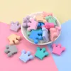 歯のおもちゃlofca 10pcslotシリコンクラウンビーズBPA無料シリコン歯の生むベビーチューネックレスDIY Pacifier Clipsアクセサリー230914