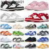 Nuevo 2023 hombres mujeres zapatos casuales plana zapatilla de deporte baja panda negro blanco gris niebla triple rosa unc rosa susurro equipo oro azul frambuesa fresa melocotón zapatos para hombre