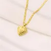 Collana con catena a maglie Figaro italiana FINITURA in oro giallo pregiato 22k con pendente a cuore170M