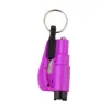 16 Colors 3-in-1/2-in-1 Life Saving Hammer Keychains Portable Emergency Seat Cut Belt Break Window Self Defense Keychain Safety Glass LL