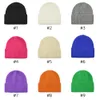 M657 Europe Fashion Autumn Winter Women's Knitted Hat Sports Ski Hat Candy Color Skull Beanie Caps Lady Warm Hats
