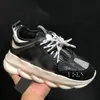 2023 Italia Scarpe casual Reazione altezza riflettente Sneakers Nero Rosso Bianco Rosa Nero Pelle scamosciata multicolore Lusso Uomo Donna Stilista Stringate