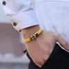 Strang Minimalistisches 4mm Milan Seil Armband Antik Silber Handgefertigtes Armband für Männer Frauen Freund Schmuck Pulseira Masculina
