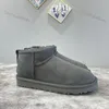 Ultra Mini Platform مصمم تمهيد للأحذية Women Australia Snow Boot Tazz Tasman Slippers Winter Suede Woolen Shoes Warm Fluffy Boots