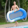 Hamaca flotante para salón, cama de malla, piscina inflable, balsa para lago, colchón de aire flotante, silla de PVC, flotadores de mar portátiles, tubos 262K