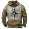 Mens Hoodies Sweatshirts Herr Hoodies Sweatshirts Vintage Overdimensionerad Pullover Sweatshirt Casual Long Sleeve Tops Fashion For Men Stora Loose Man Clothing 230113 x