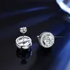 Wysokiej jakości klasyczny 1 karat moissanite Regulowane otwarte pierścienie moda urok biżuteria s925 srebrne srebrne zaręczynowe pierścionki ślubne pierścionki kobiety Walentynki Walentynki