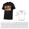 Herrtankstoppar disco mamma t-shirt tee skjorta kort anpassade t skjortor tungvikt svart för män