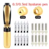 2in1 Hyaluron Pen for Mesotherapy Gun with 0.3ml 0.5ml Ampoule Head Adapter Tip Beauty Makeup Device