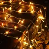 Cordas 10/20LEDs Luzes de corda Fio de cobre Garland Light Waterproof Decorações de festa de fadas para feriado de casamento de Natal