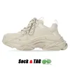 Balencaigas Triple S Zapatillas de deporte para hombres, mujeres, zapatos de diseñador, lujo, negro, blanco, beige, verde azulado, azul, criado, rojo, triple rosa, zapatillas para hombre, plataforma de suela transparente, tenis para correr