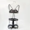 Female Chastity Device Kit Bra Chastity Pants Thigh Ring BDSM Bondage Sex Toys For Men Woman Fetish