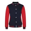 Vestes pour hommes Unisexe Varsity Vestes Patchwork Bouton Sport Manteau Femmes Hommes Équipe Baseball Veste Personnalisé 230912