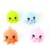 LED Squishy Stress Ball Kids Flashing Squeeze Octopus Shape Anti Stress Ball Round Shaped TPRストレスリリーフボール子供クリスマスおもちゃ