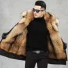 Men's Fur Faux Fur Men's Down Parkas Winter Warm Coats Men Clothing Long Waterproof Jackets Faux Fur Coat For Man Jacket Puffer MenMen's Men'sMen'sL230914