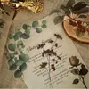 Cadeauverpakking 10 stuks groothandel grote sticker groene plant handaccount DIY materiaal decoratie met een witte fles PET