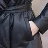 女性用革2023レザージャケットウィンターコート女性服