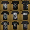 Phillip Plain Men Designer PP Skull Diamond T Shirt Shirt Dollar Dollar Bear Brand Tee O-Neck High Quality Skulls TシャツTOPS FP1688