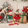 Feliz natal decorações dos desenhos animados casal elfo boneca pingente árvore de natal pendurar enfeites de festa festiva presentes de natal