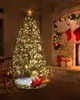 Christmas Decorations Pine Needles Lights Tree Skirt Xmas For Home Supplies Round Skirts Base Cover