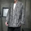 Trenchs pour hommes automne et hiver Style chinois rétro Tang veste coupe-vent courte vêtements de samouraï japonais 230912