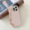 Leather Designer Phone Cases 14 14promax 14plus 14pro 13 12 11 case Colored Drawing Flower Wrist Strap Phonecases Fashion phone cover g-5