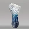 Vases Modern Flower Vase Resin Wavy Ocean Waves Ornament for Home Desktop Decoration 230914