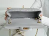 Designer Flip Flap Bag 10A Top Quality Womens Luxury Fashion Caviar mini Golden Ball cf Chain Bag High End Shoulder Crossbody Bag Imitation 18 and 20cm Purse With Box