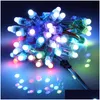 Modules LED Ws2811 Pixels Mode String 12Mm Fl Couleur Adressable Individuellement Numérique RVB Corde Lumineuse Dc5V Ip68 Étanche Drop Delivery Dhrcs