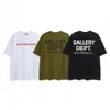 Galeriler Bölümü Harajuku 23SS Bahar Vintage Yıkanmış Sanat Mektupları Öldüren Logo Tişörtlü Gevşek Büyük Boy Hip Hop Unisex Kısa Kollu Tees Designer T Shirt 0008