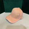 Cappello estivo da baseball firmato per uomo di lusso regolabile da strada montato moda sportiva casquette ricamo lettera cappello snapback rosa verde giallo