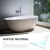 Bath Accessory Set Acrylic Shower Splashing Guard Bathtub Washbasin Display Stand Water Corner