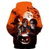 Mannen en Vrouwen 3D Gedrukt Paar Outfits Halloween Clown Party Casual Kleding Wolf Mode Sweatshirt Hoodies en Broeken Oefening Suit002