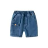 Trousers Children's Denim Shorts Baby Boys Girls Cool Pockets Jeans 2023 Summer Toddler Pants 1-6 Years Kids Clothes