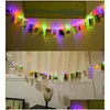 Led Strings Po Clip Light String Fairy Lights Battery Powered Clips /6M Warm White/Rgb Indoor Home Party Festival Decor Drop Delivery Dhpd7