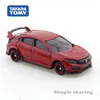 Diecast Model Tomy Tomica Mall Asia Exclusive Honda FK8 Typer Red Car Simulation Toy Boy Collection 230912