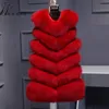 Women's Fur Faux Fur Winter Faux Fur Vest Coat Women Casual Thick Warm Plush Chaleco Jackets Fake Fluffy Colete Chaquetas Elegant Gilets Casaco 230912